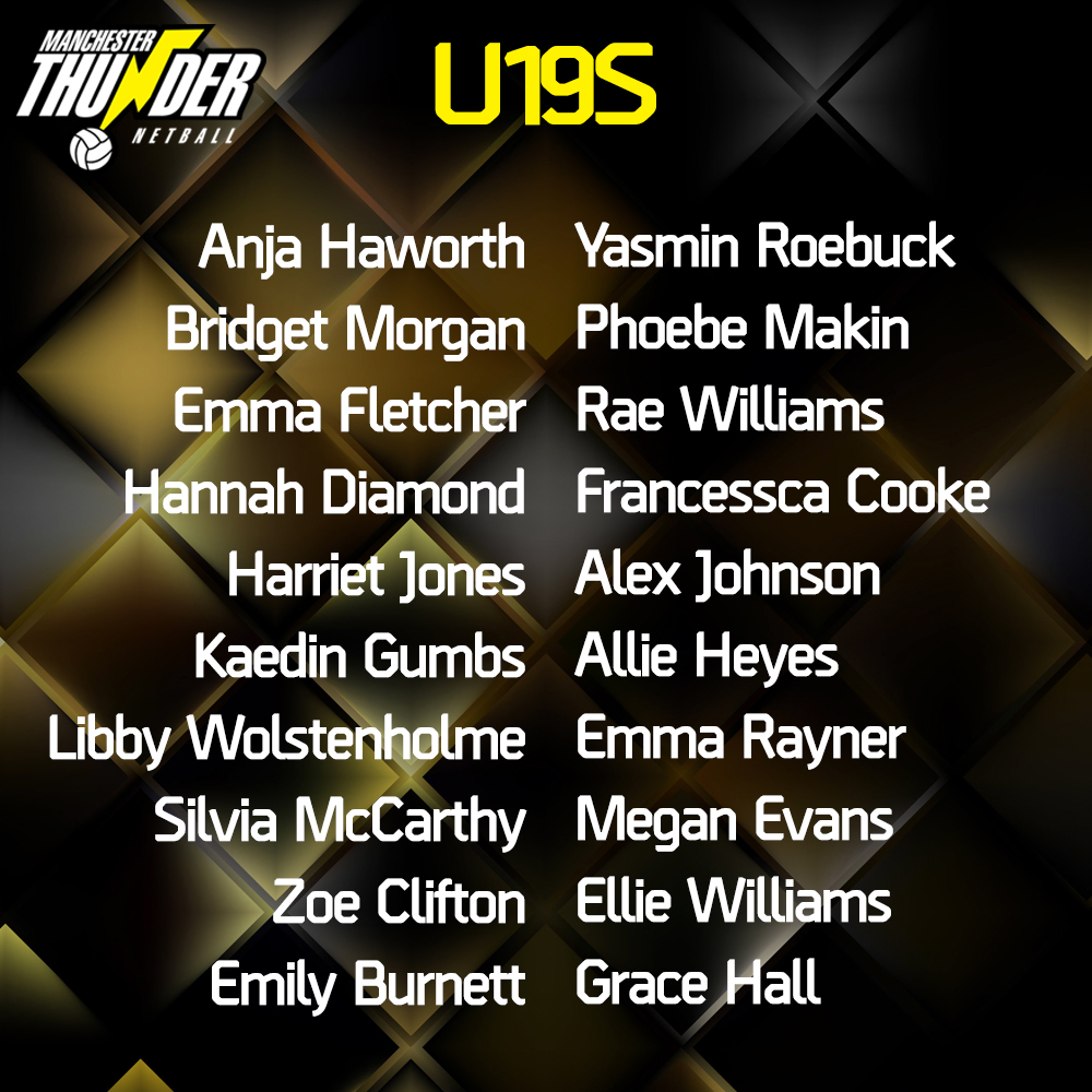 Manchester Thunder Pathway U19s 2020/21