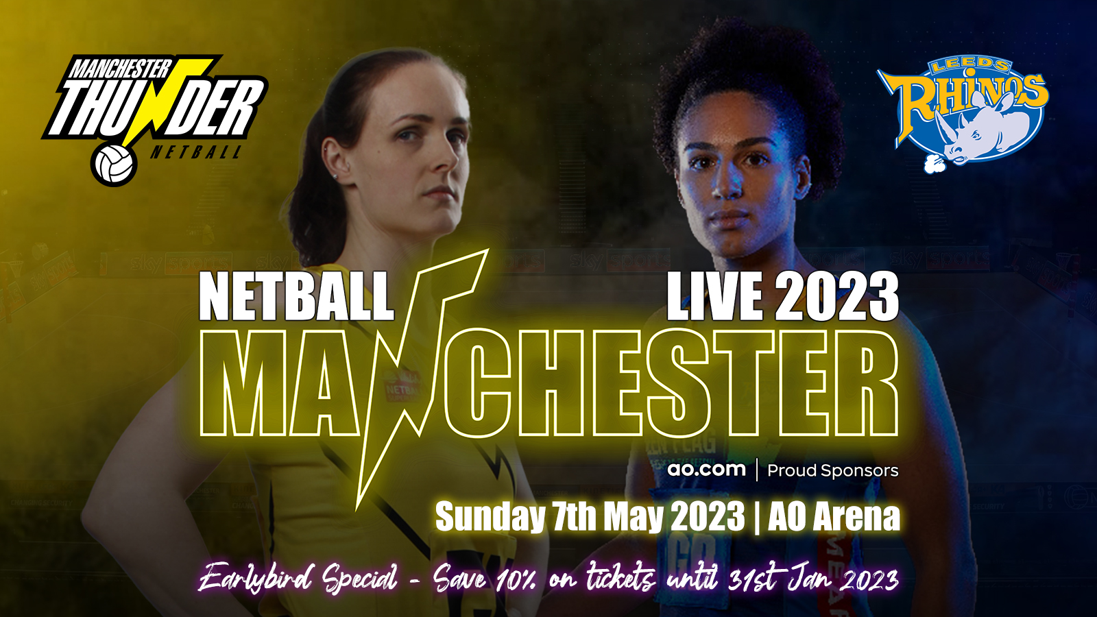 NML Website Image Netball Manchester Live 2023