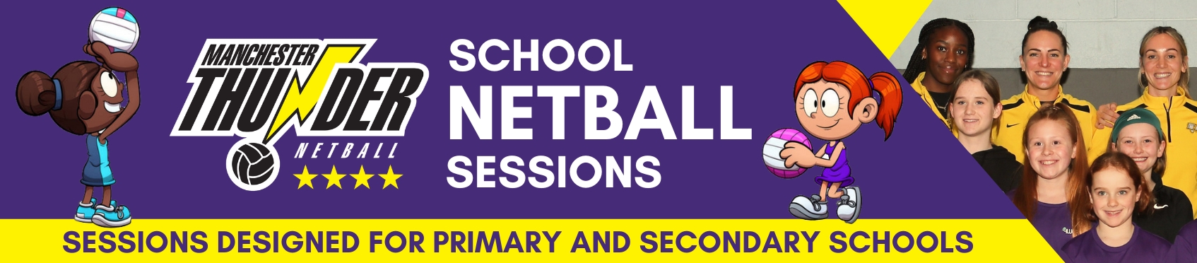 Manchester Thunder School Netball Sessions