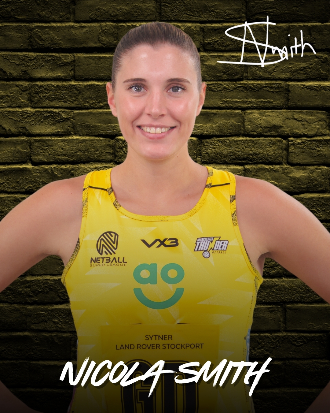 Nicola Smith Manchester Thunder 2026
