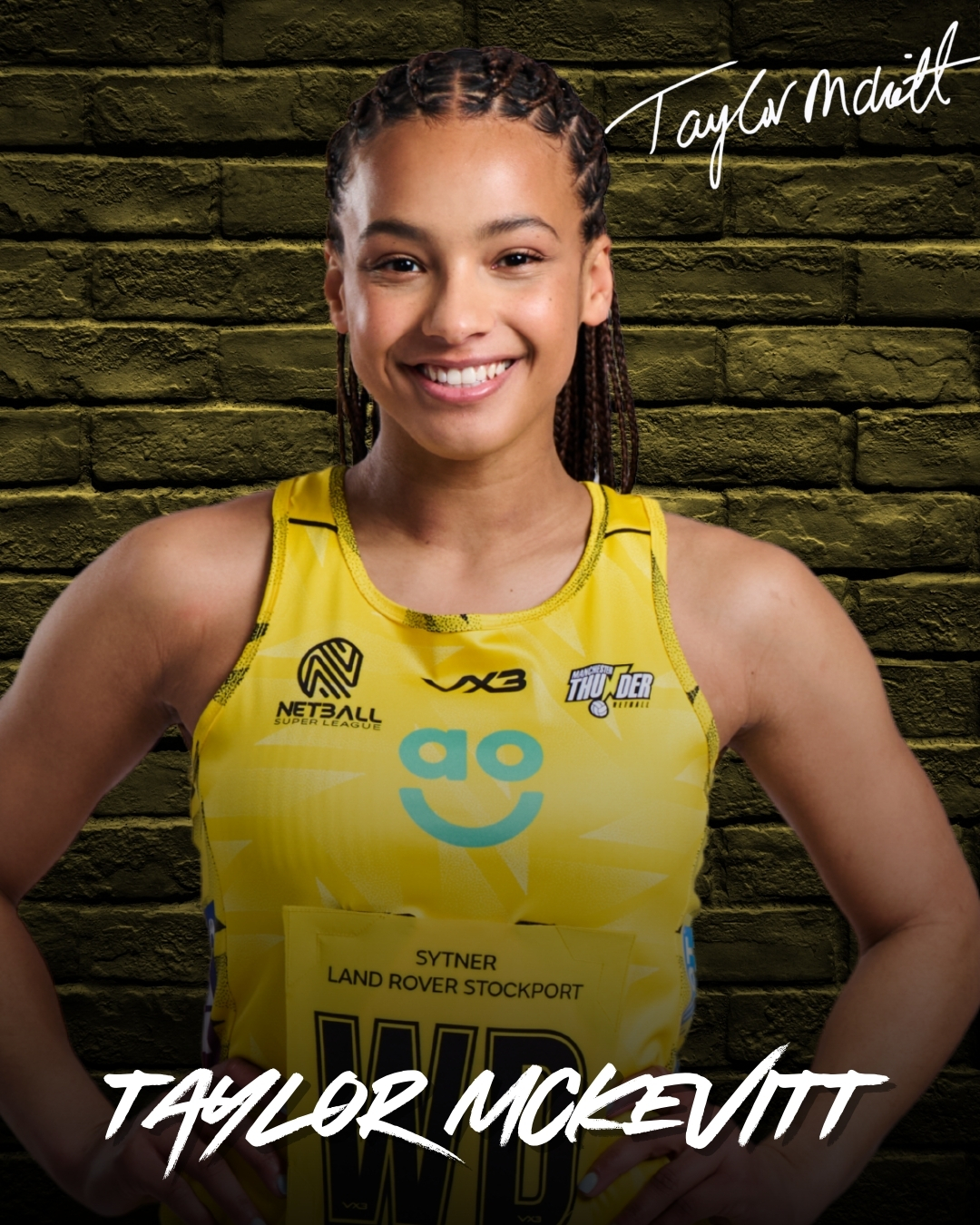 Taylor McKevitt Manchester Thunder 2026