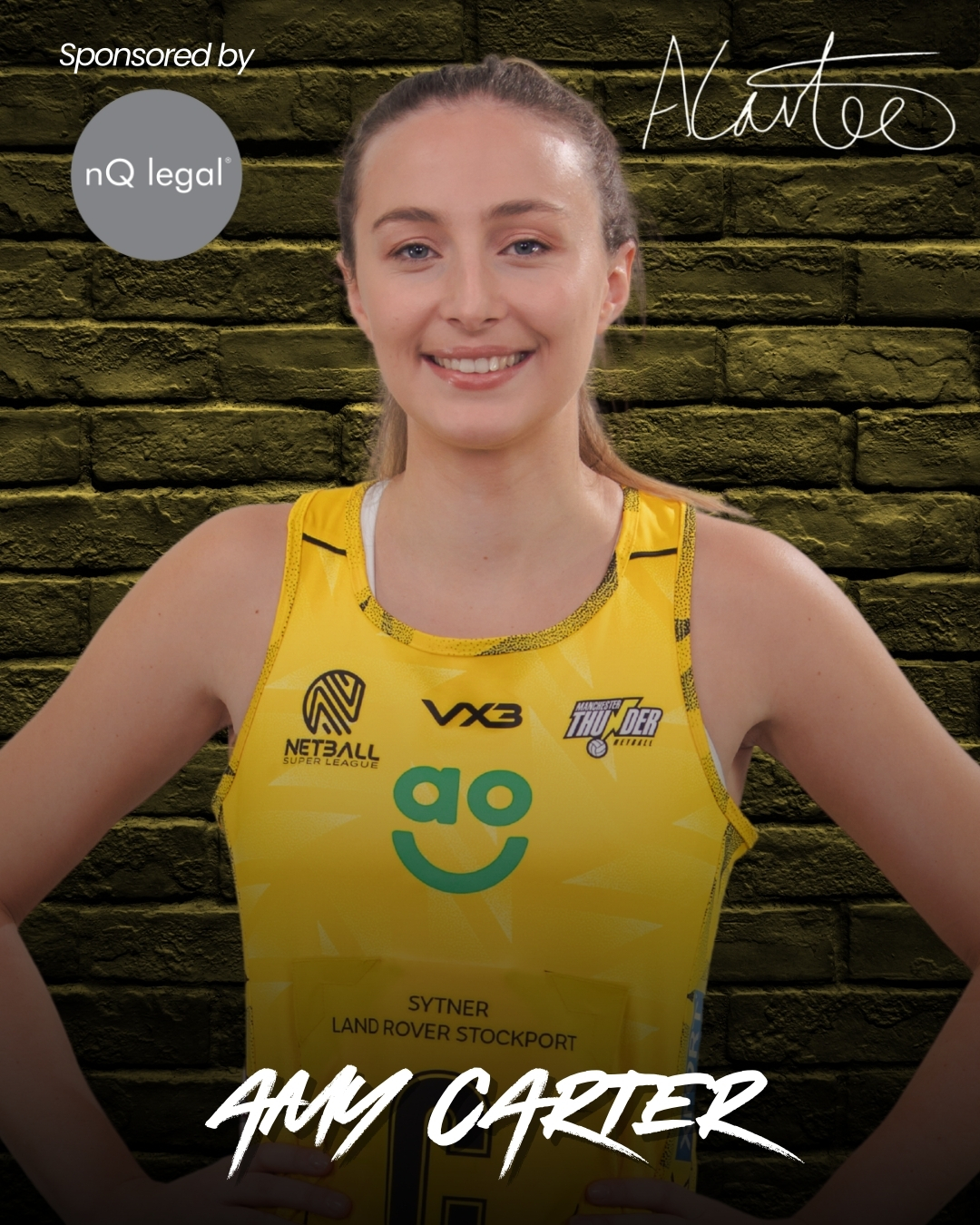 Amy Carter Manchester Thunder 2026