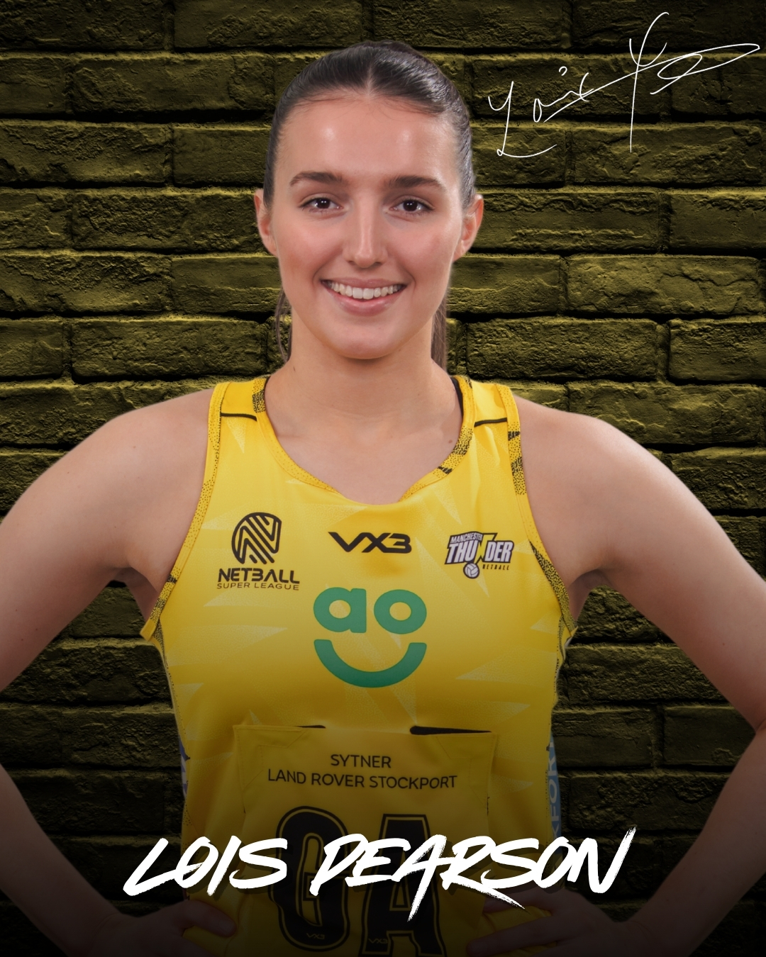 Lois Pearson Manchester Thunder 2026