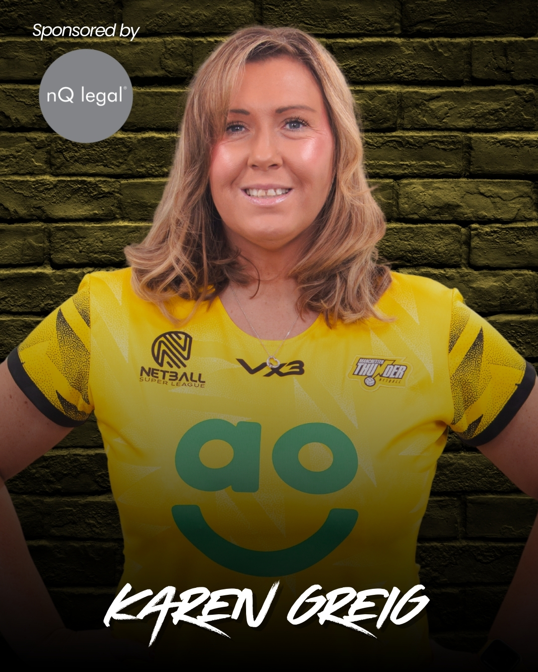Karen Greig Manchester Thunder 2026
